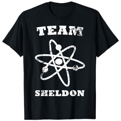 L'équipe du logo de Big Bang Theory Sheldon Atom T-Shirt