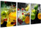 Novart AUFHÄNGFERTIG - Wandbilder Set XXL Küche Esszimmer Obst - Küchenbilder N000536a