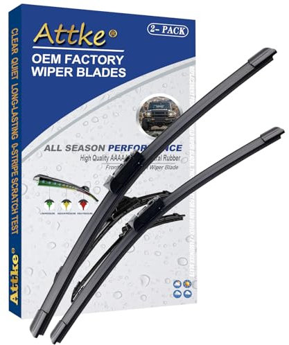 2 Scheibenwischer Vorne Scheibenwischer 61 cm + 45,7 cm für Mazda CX-9 2017–2021/Mazda CX-5 2017–2021/OE Original Qualität (2er-Set)