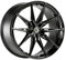 Schmidt Felge TwentyOne 9.5Jx20 ET37 5x112 GlossBlack kompatibel mit Mercedes AMG C-Klasse W205 C43 C450 AMG (inkl Kombi Coupe und Cab
