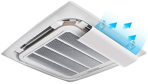 DELURA Verstellbarer Klimaanlage Split Windabweiser, Zentrale Klimaanlage Windabweiser Verbessern Die Kühl- Und Heizzirkulation (Size : 60cm(23.6in))