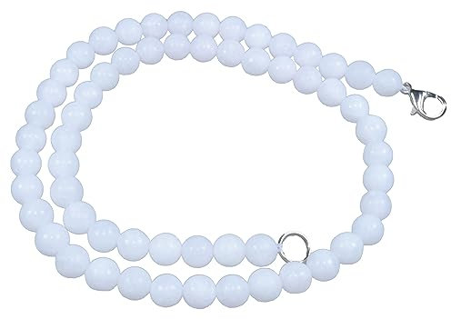 Lebensquelle Plus Baryt Kugelkette | 8 mm große Kugeln | 45cm Gesamtlänge