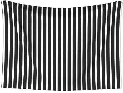 ZORIN Hundedecke, waschbar, weiche Decken für Hunde, weiße Streifen auf schwarzem Hintergrund, flauschig, für Katzen, Kätzchen, Welpen, Tiere, 70 x 50 cm