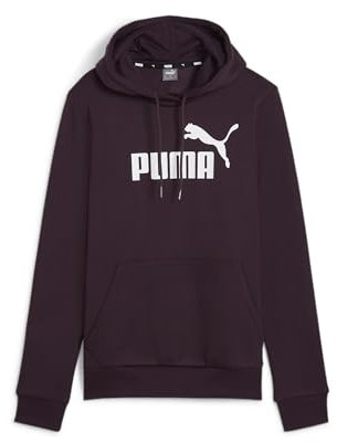 PUMA Damen Logo Hoodie FL (S) Sweat, Midnight Plum, M EU