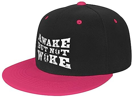 Awake ButWoke Flat Brim Cap Unisex Flat Bill Baseball Cap Hip-Hop Hut