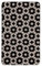 Moderner Badteppich mit abstraktem Muster von WECONhome Basics - rutschfest, Waschbar - Elegantes Design für jedes Badezimmer - Vielseitige Größen & Farben – J&J (80 x 150 cm, schwarz braun)