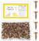 ZWFSDM Self-Tapping Screws - Corrosion Resistant Color Zinc Plated Carbon Steel Screws for Wood/Metal/Plastic - Ideal for Construction,Home Renovation & DIY Projects (M4*20)