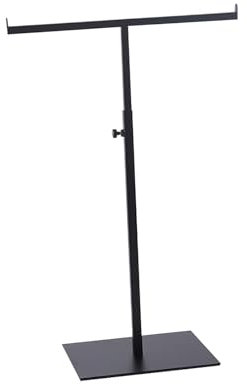 LOVIVER Espositore a forma di T Espositore per borse Altezza regolabile per collane lunghe Espositore per gioielli sospeso Torre per gioielli per la casa,