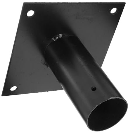 Yardenfun Ancoraggio Per Pali in Legno Supporto Per Pali in Metallo Kit Di Riparazione Per Pali Di Recinzione Versatile Per Installazione Sicura Su Cemento E Legno