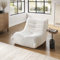 LANDCROOSSERS Sitzsack Sofa Bodensofa, Bodenstuhl mit Rückenlehne Lesesessel Bequem,Lazy Sofa, Bodensessel Bean Bag Chair, Liegesessel für Schlafzimmer Wohnzimmer (Beige)