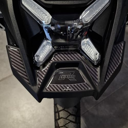 Resin Bike Motorbike 3D Stickers Compatible with BMW R 1300 GS Adventure 2025-2026. Front Tip Protection from Impact and Scratches. Sticker 3D Resin Gadget Moto