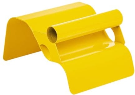 LOVIVER Landscape Trowel Concrete Trowel Tools Mortar Repair for Garden Corner Garden Edging Curb Tool Yellow Concrete Curbing Trowel