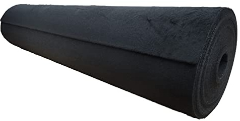 Meterware Autoteppich (Auskleide-Teppich für Fahrzeugboden, Kofferraum, etc) Hit schwarz, Zuschnitt (2m breit / 3m lang)