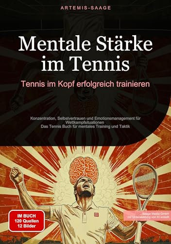 Mentale Stärke im Tennis: Tennis im Kopf erfolgreich trainieren: Konzentration, Selbstvertrauen und Emotionsmanagement für Wettkampfsituationen - Das Tennis Buch für mentales Training und Taktik