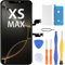 LL TRADER Display für iPhone XS MAX 6.5 LCD Retina FHD Bildschirm Ersatz COF Touchscreen Digitalisator mit Reparatur Tool Kits, Wasserdichtes Band, Bildschirm Protoctor 20251