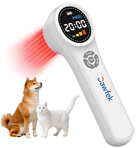 Dawfek Cold Laser Therapy Device for Dogs, Infrared Light Therapy for Dogs | 4x980nm 4x810nm 16x660nm, Pet Laser Therapy Device for Dogs Cats Horse Equine Vet Pain Relief, Arthritis, Muscle Red Light