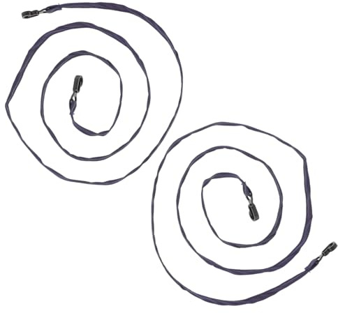 TOYANDONA 2 Stück Schwarzes Nylon Handschuhband Erwachsene Wiederverwendbare Tragbare Anti Verlust Schlaufe für Winterhandschuhe und Fäustlinge