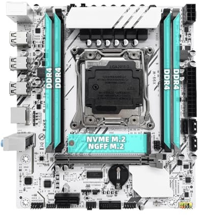 Kit scheda madre X99 con CPU LGA2011-3 E5 2670 V3 DDR4 16 GB (1 * 16 GB) 2133 MHz RAM NVME M.2 SATA(Motherboard+CPU+RAM)
