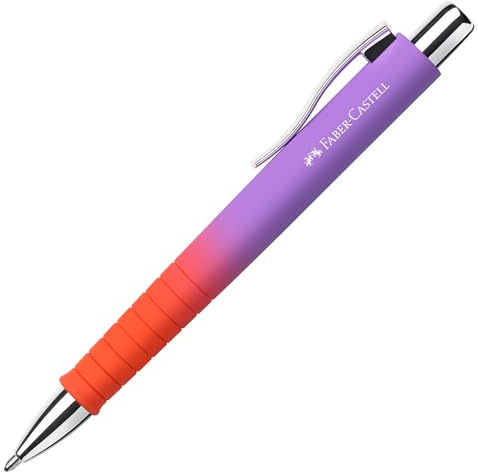 Faber-Castell - Kugelschreiber Poly Ball Punchy Melon | Druckkugelschreiber mit ergonomischer Dreikantform, XB Mine und dokumentenechter Tinte für Schule und Büro