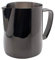 Dianoo Milchschäumkrug Aus Edelstahl Mit Titan überzogen Milchkännchen Latte Kunst Tasse Kaffee Latte Cappuccino Schwarz 350ml