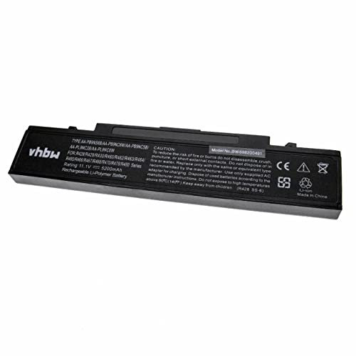 vhbw Akku kompatibel mit Samsung NP-R540-JA06, NP-R540-JA08, NP-R540-JA09, NP-R540-JS08AU, NP-R580 Notebook (5200 mAh, 11,1 V, Li-Ion)