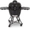 PIT BOSS K24 Kamado - Barbacoa de cerámica negra, 134 x 77 x 120 cm, regulador de ventilación de hierro fundido