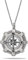 inSCINTILLE Moda Nautica Collana Uomo in Acciaio Inossidabile con Rosa dei Venti e Zirconia Cubica (Argento)