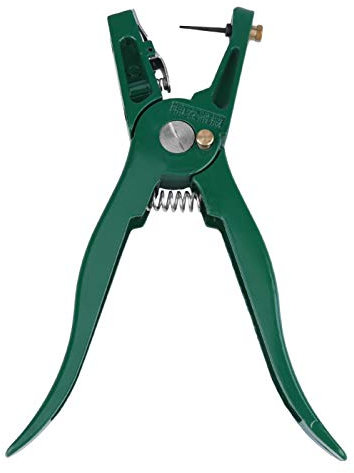 Pinza applicatore per pinze, pinze per Marchi Auricolari per Animali da Allevamento con Perno di Ricambio per l'installazione di Marchi Auricolari per suini bovini Ovini