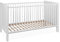 expendio Babybett Landström 66B weiß 70x140 cm Gitterbett Kinderbett Lattenrost Babyzimmer Kinderzimmer