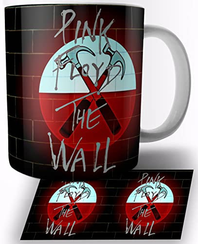 TusRelojes Pink Floyd The Wall Tasse en Céramique Blanche 325ml Mug