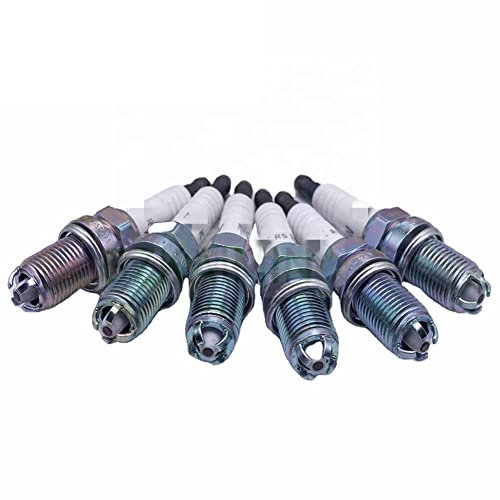 6 Stück Zündkerze 12 12 0 037 607 BKR6EQUP 12120037607 Compatible with BM M54 M62 E38 E65 E34 E36 E39 E46 Z3 320 528 CAIJUN-AUTO