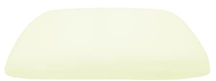 Dukal | Bezug passend für alle Technogel Nackenstützkissen in der Größe 66 x 40 cm | aus hochwertigem DOPPEL-Jersey | Farbe: perlweiss