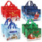 8 × Weihnachtsgeschenktüten,Weihnachts-Tragetaschen mit Griffen, Weihnachts-Leckerei-Taschen, Multifunktions-Weihnachts-Vliestüten zum Einpacken von Geschenken, Einkaufen, Weihnachts-Partyzubehör