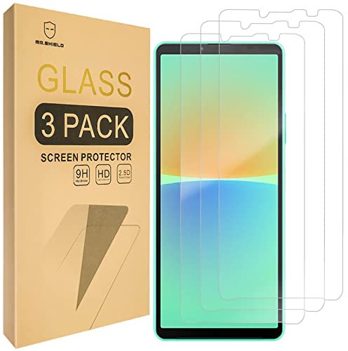 Mr.Shield Schutzfolie Kompatibel mit Sony Xperia 10 V [3 Stück] Schutzglas Schutzglasfolie 9H Härte, HD Klare Displayschutzfolie