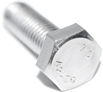 Sechskantschrauben M6X85 20 Stück DIN 933 A2 Edelstahl rostfrei, Maschinenschraube mit Vollgewinde