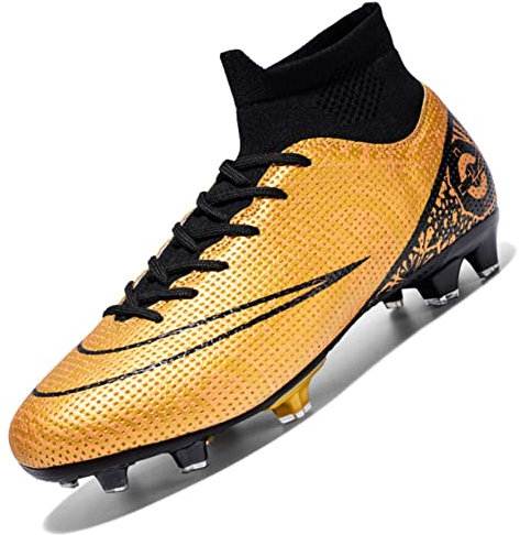 WEJIESS Fußballschuhe Herren Fußballschuhe Professionelle Spikes Jugend Fußballspiel Schuhe Fußballschuhe Schnürsenkel Training Sportschuhe
