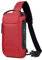 FANDARE Brusttasche Diebstahlschutz Sling Bag Herren Damen Umhängetaschen mit USB-Ladeanschluss Schultertasche Crossover Rucksack Daypacks für Reisen Wandern Mehrere Taschen Crossbody Pack Rot