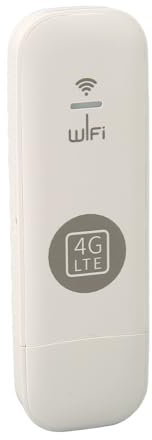 Adattatore WiFi USB, Slot per Scheda Micro SIM Dongle WiFi 10 capacità Utente per Europa Asia (White)