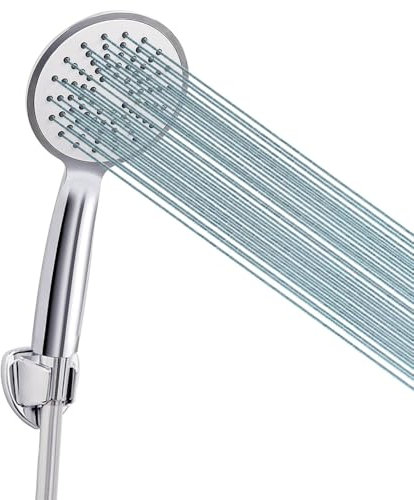 AQUALONA® Aqua Uno Handheld Shower Head - Rub Clean Technology - Contemporary Design - Easy Installation - Standard BSP Connection