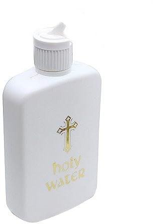 BYUTFA Holy Water Bottle 1/5pc Holy Water Bottle Cross Religion Container Organizers Praying Supplies for Home Church Christian Baptism Religious