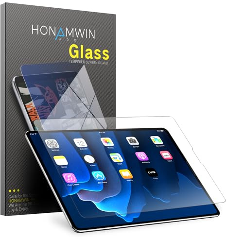HONAMWINPRO Film de protection d'écran en verre trempé pour iPad Pro 12.9 HD iPad Pro 12.9