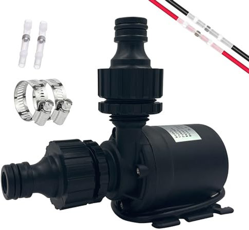 DC 12 V Pompa Acqua Sommergibile Senza Spazzole Mini per Stagno, Acquario, Fontana Solare