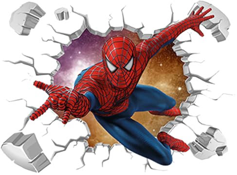 Spider Poster, Spider Wandtattoo, 3D-Effekt Aufkleber Spider, Spider Tapete, Aufkleber Spider Kinderzimmer, Spider Ultimate Wandtattoo, Spider Wandaufkleber Man, Kinderzimmer Wandsticker