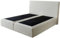 DELIFE Boxspringgestell Dream-Well Plüsch-Cord Beige 180x200 cm