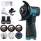 Vislone Mini Angle Grinder, 12V Cordless, 3 Grinding Disc, 1100g with 2x1.3Ah Batteries, 6 Cutting Discs, 19500RPM for Grinding, Cutting and Sanding