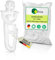 Rollina Klick-GSlider Ganchos Para Riel de Cortina Con Carril Interior de 3,2-4 mm - Para Caravanas, Autocaravanas, Camiones (100 Unidades, Blanco)
