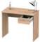 briebe Escritorio, Mesa de Ordenador 75x90x50cm (Alto x Ancho x Profundo), 1 Cajón, Oficina, Habitación Juvenil, Desk, Nova (Roble Cambrian)