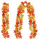 2 Stück Herbst Girlande Ahornblätter, Künstliche Ahornblatt Girlande, 176cm Herbstblätter Hängepflanze Herbstdeko, herbstblätter Girlande für Kamin, Haustür, Erntedankfest, Helloween, Weihnachtsdeko