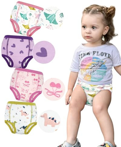 FLYISH DIRECT Töpfchen Trainingshose, Kinder Töpfchentraining Unterwäsche für Jungen und Mädchen, Bequem und Atmungsaktiv, 90/2T