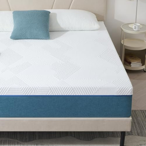 Hiimgo matratze 90x200, Höhe 20 cm Orthopädische Kaltschaummatratze, Mittlerer Härtegrad (H3), Schaumstoff Rollmatratze mit Bezug, Abnehmbar & Waschbar